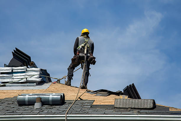 Professional Roofing technician working in Tuckerton, NJ